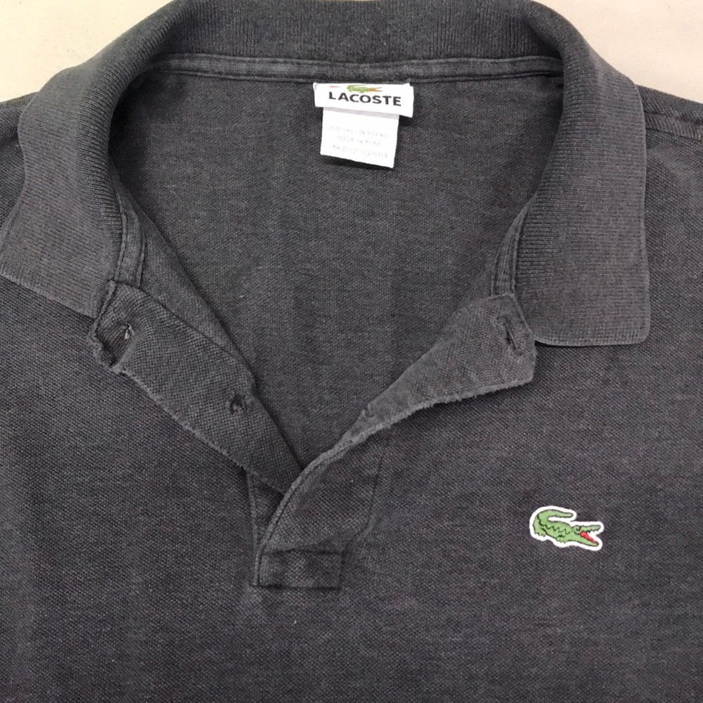 Lacoste men’s long sleeve polo auth new condition